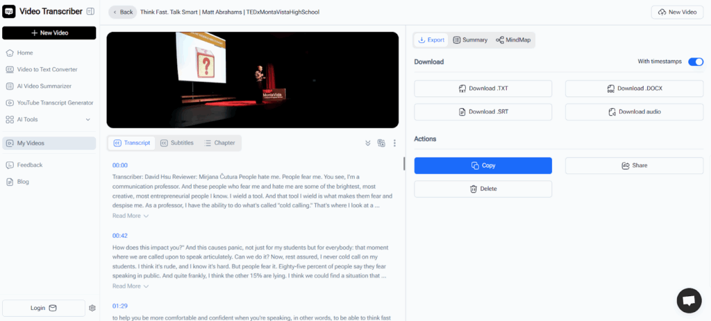 NoteGPT Video to Text Converter – Capture Every Meeting and Workshop Insight